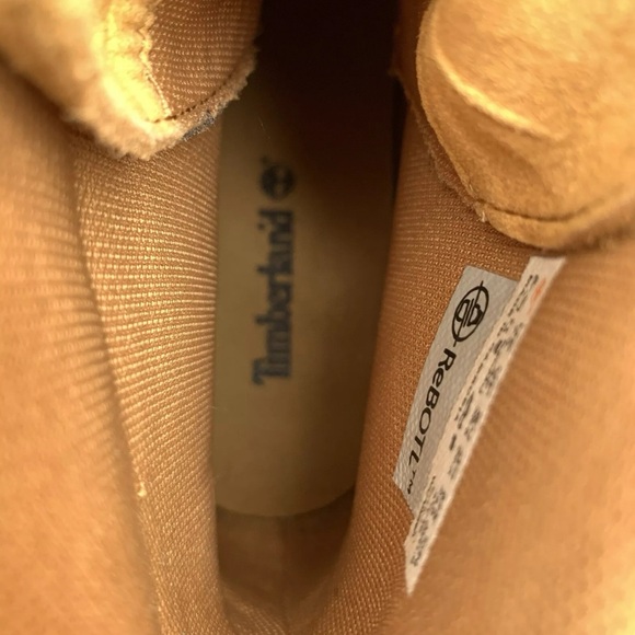 Timberland Women’s Sky 6-Inch 7.5 Lace Up Wheat Nubuck Leather Platform Boots - Picture 9 of 10